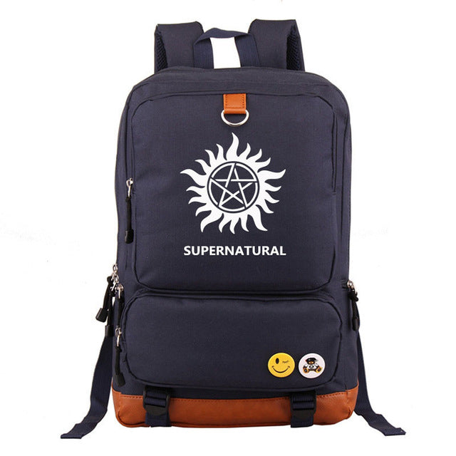 Supernatural Backpack for Women Men Bags