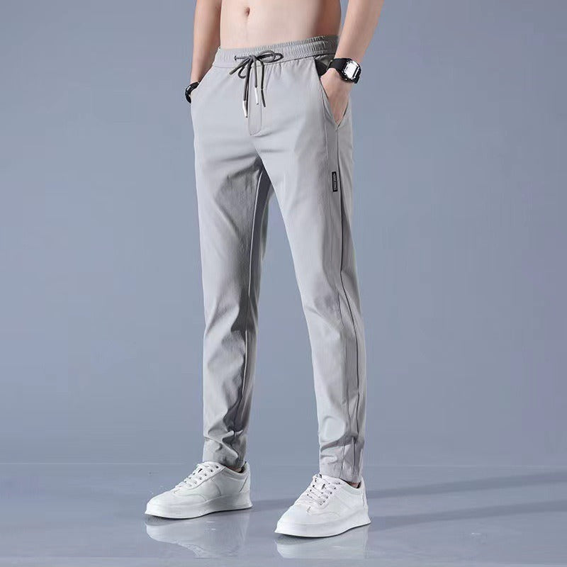 Business casual pants elastic breathable straight leg oversized sports pants