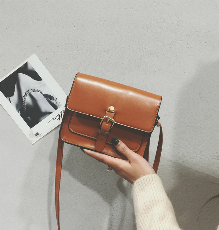 JIAMEN New Vintage Women Flap Fashion Casual Leather Shoulder Bags Lady Crossbody Messenger Bag Elegant Envelop Clutch Purse