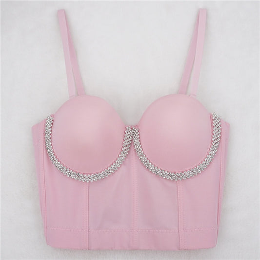 Slimming vest style bra for summer outerwear vest style underwear