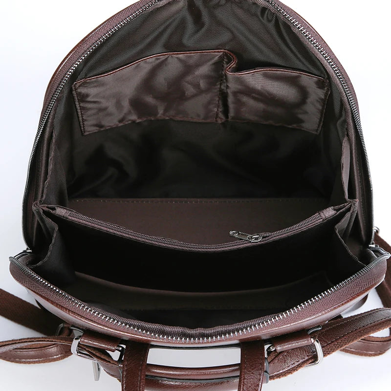 Women Backpack high quality PU Leather  Fashion Backpacks Female Feminine Casual Large Capacity Vintage Shoulder Bags